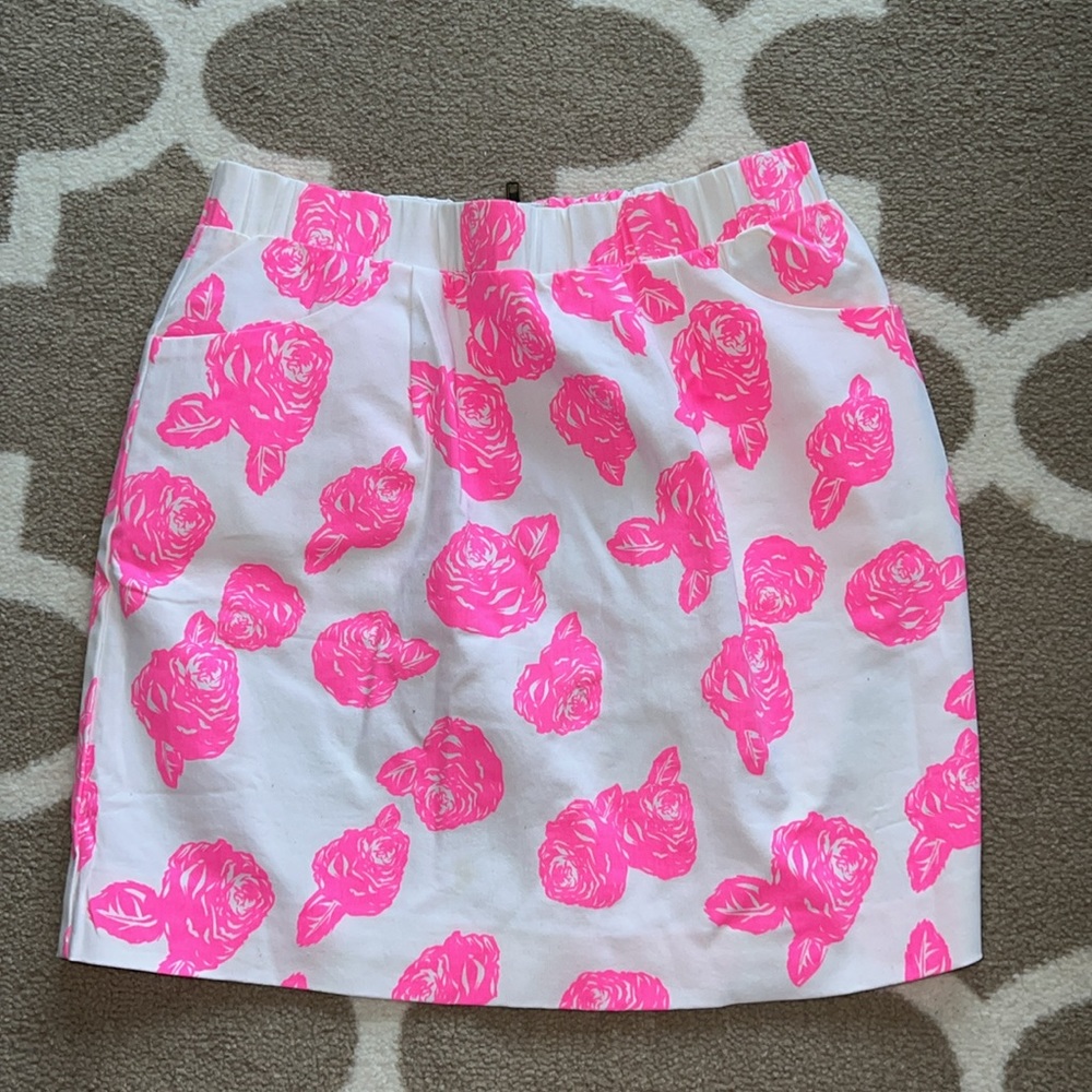 Pin + Larkin Neon Rose Skirt
